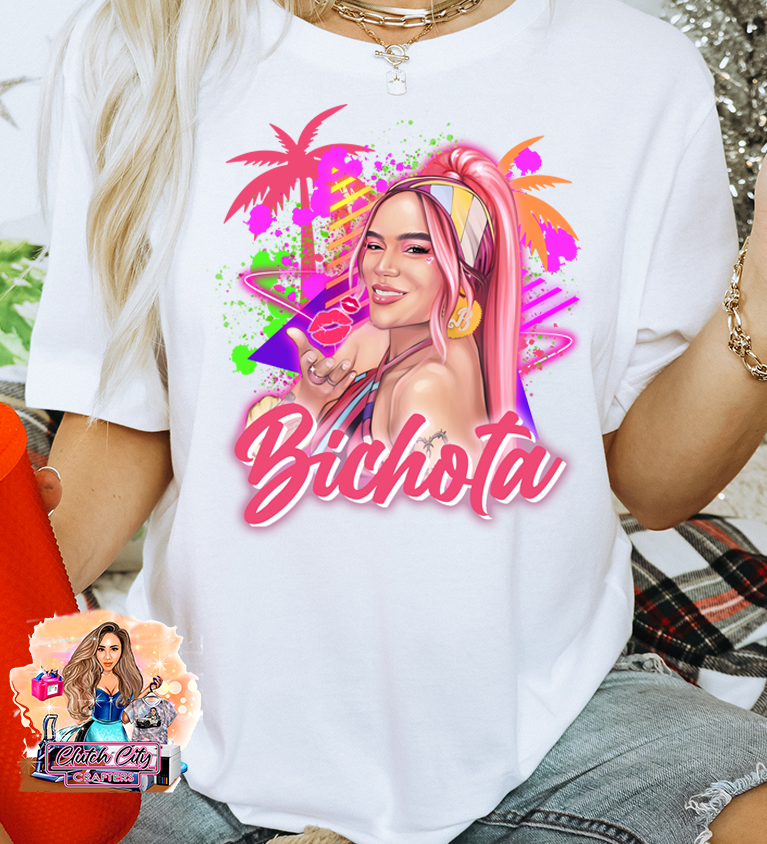 KG Bichota Barbie White Tee