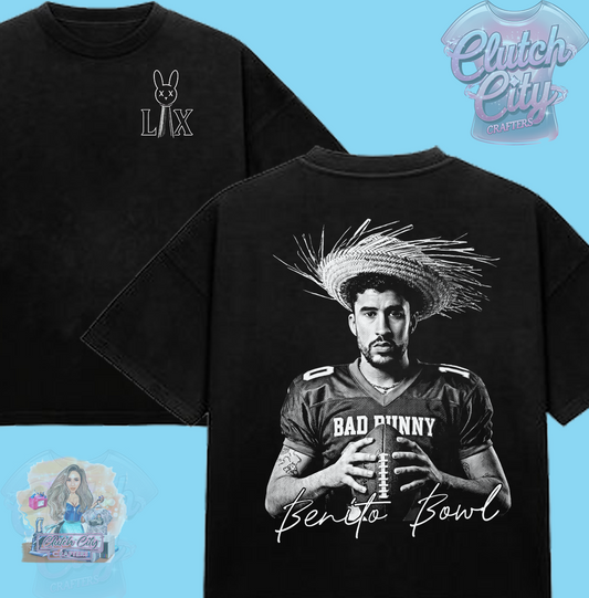 Benito Straw Hat Black tee