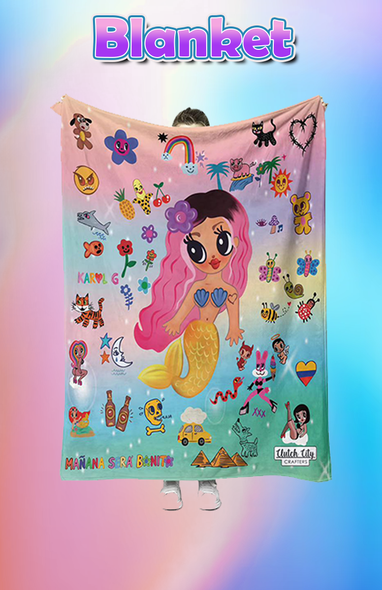 Barbie Bundle Blanket-Cap- Keychain-Tumbler-Sticker