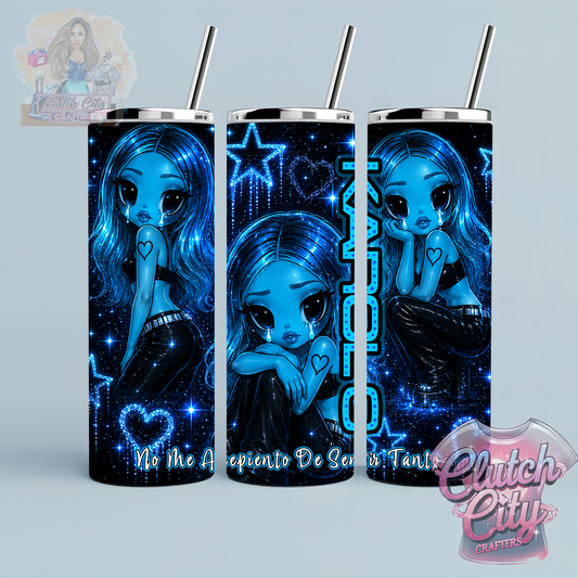 NMADST Blue Black 20 oz Tumbler