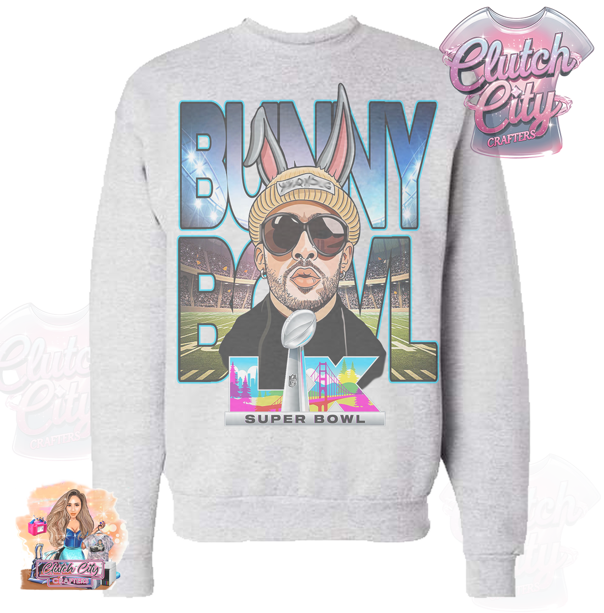 Bunny Bowl Ash Sweatshirt