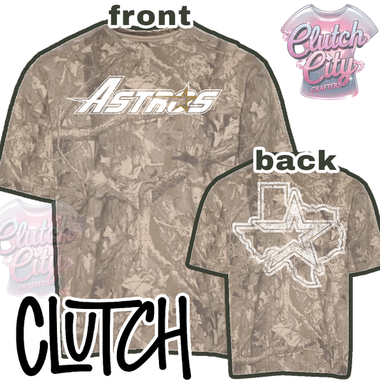 Camo Astros White ink