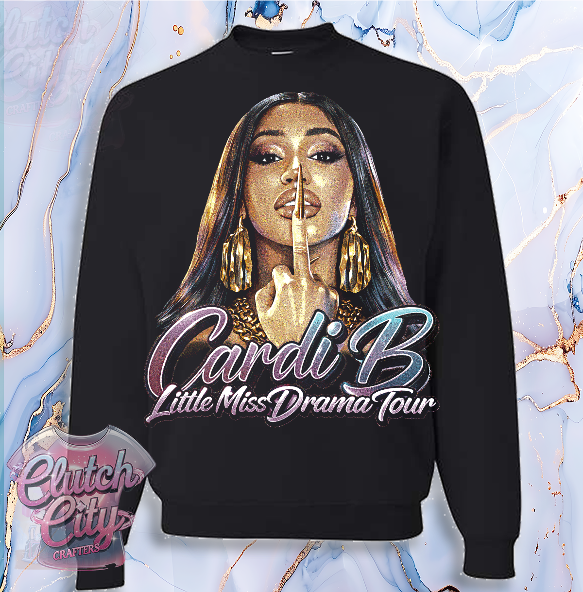 Cardi B Black Sweatshirt