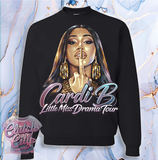 Cardi B Black Sweatshirt