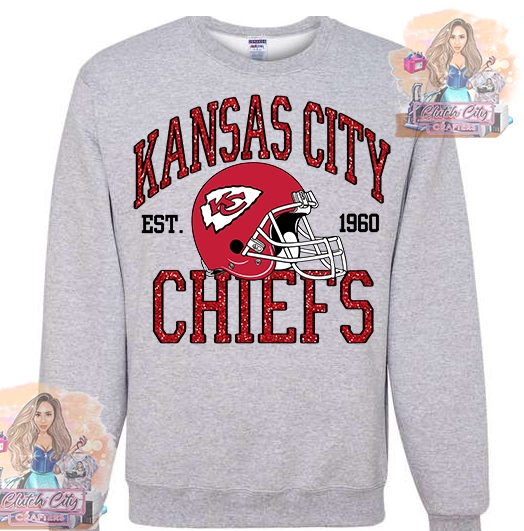 Kansas City Chiefs Ash Sweater