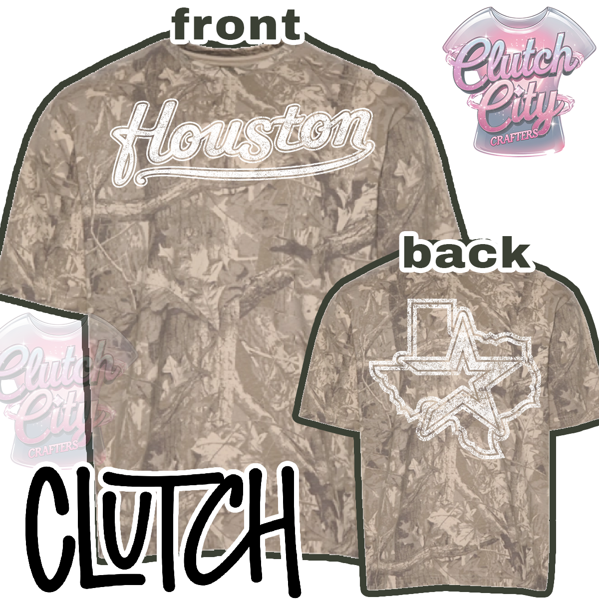 Camo Astros White ink