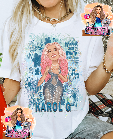 Karol G VMA's 2023 White Tee