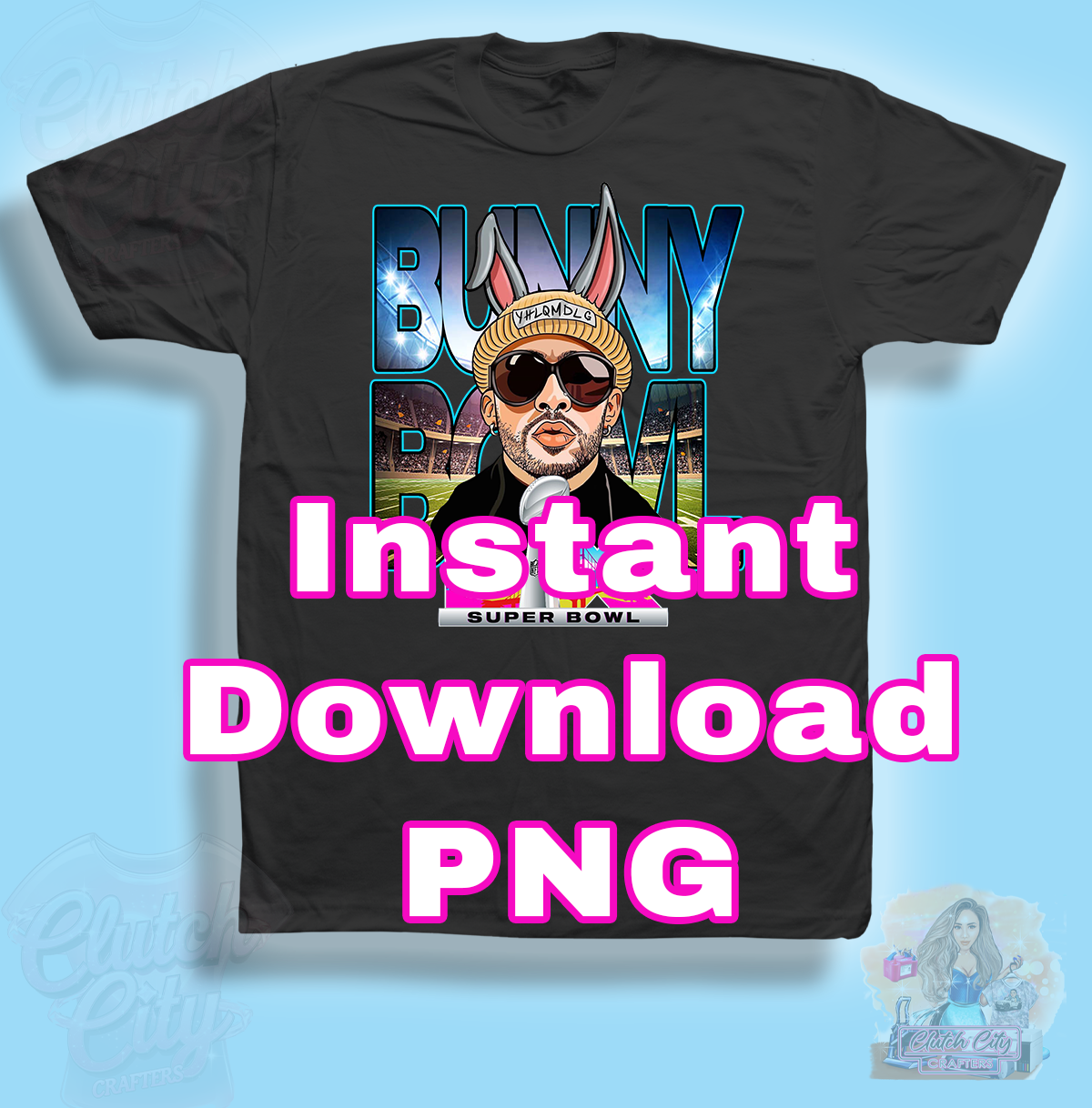 Bunny Bowl PNG Instant Download