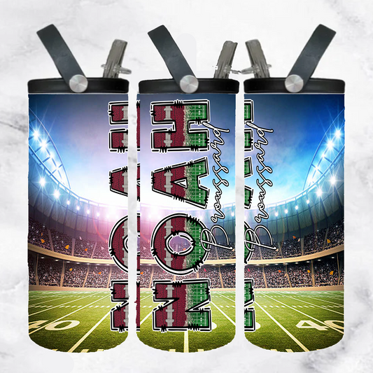 Football Personalized Sports Bottle
