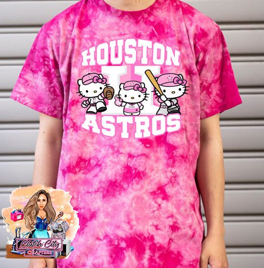 Hello Kitty Pink Tie Dye Tee