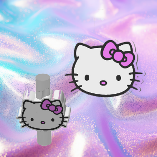 Hello Kitty Strawtopper