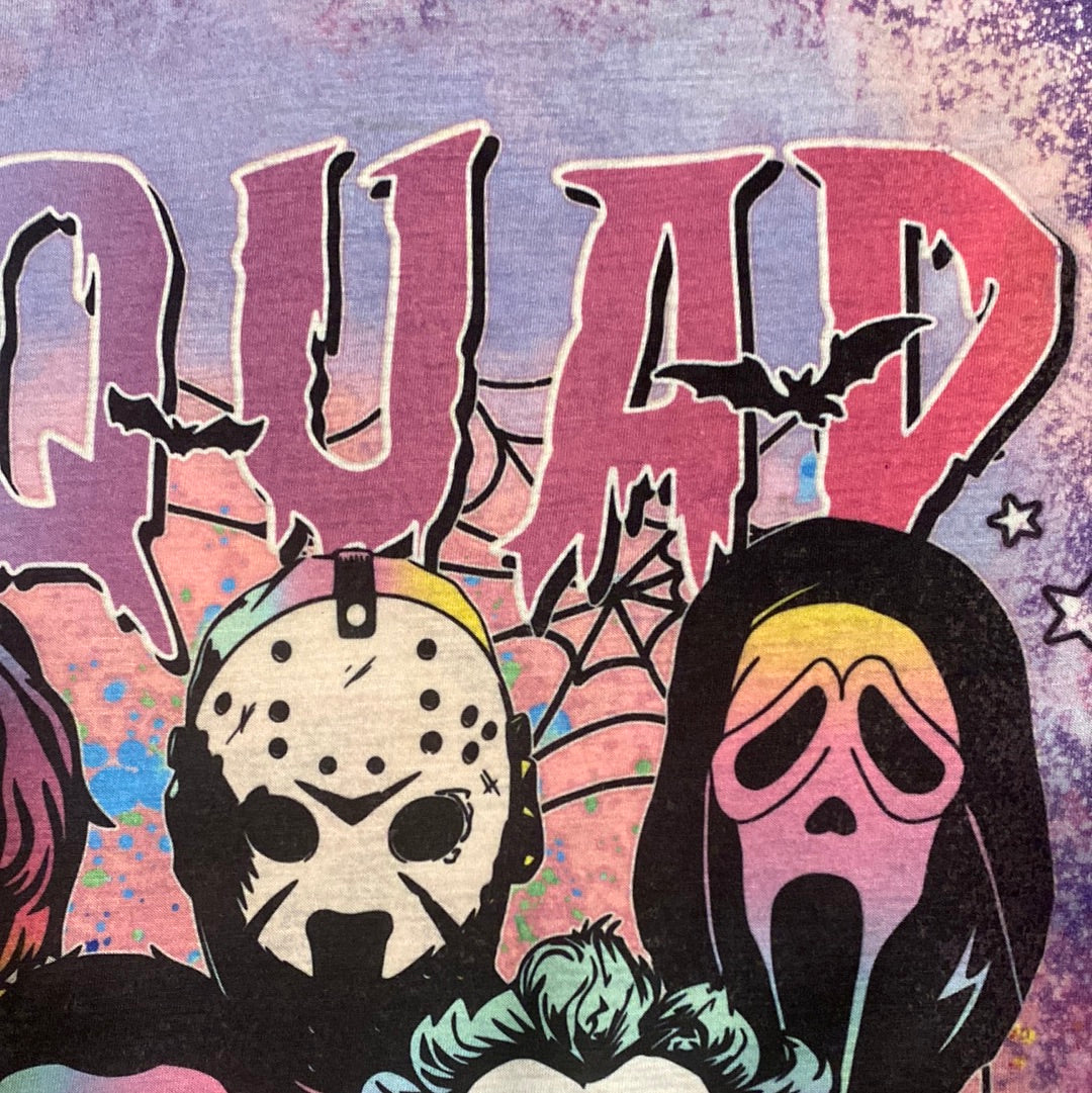 Halloween Squad Goals Bleached Tee