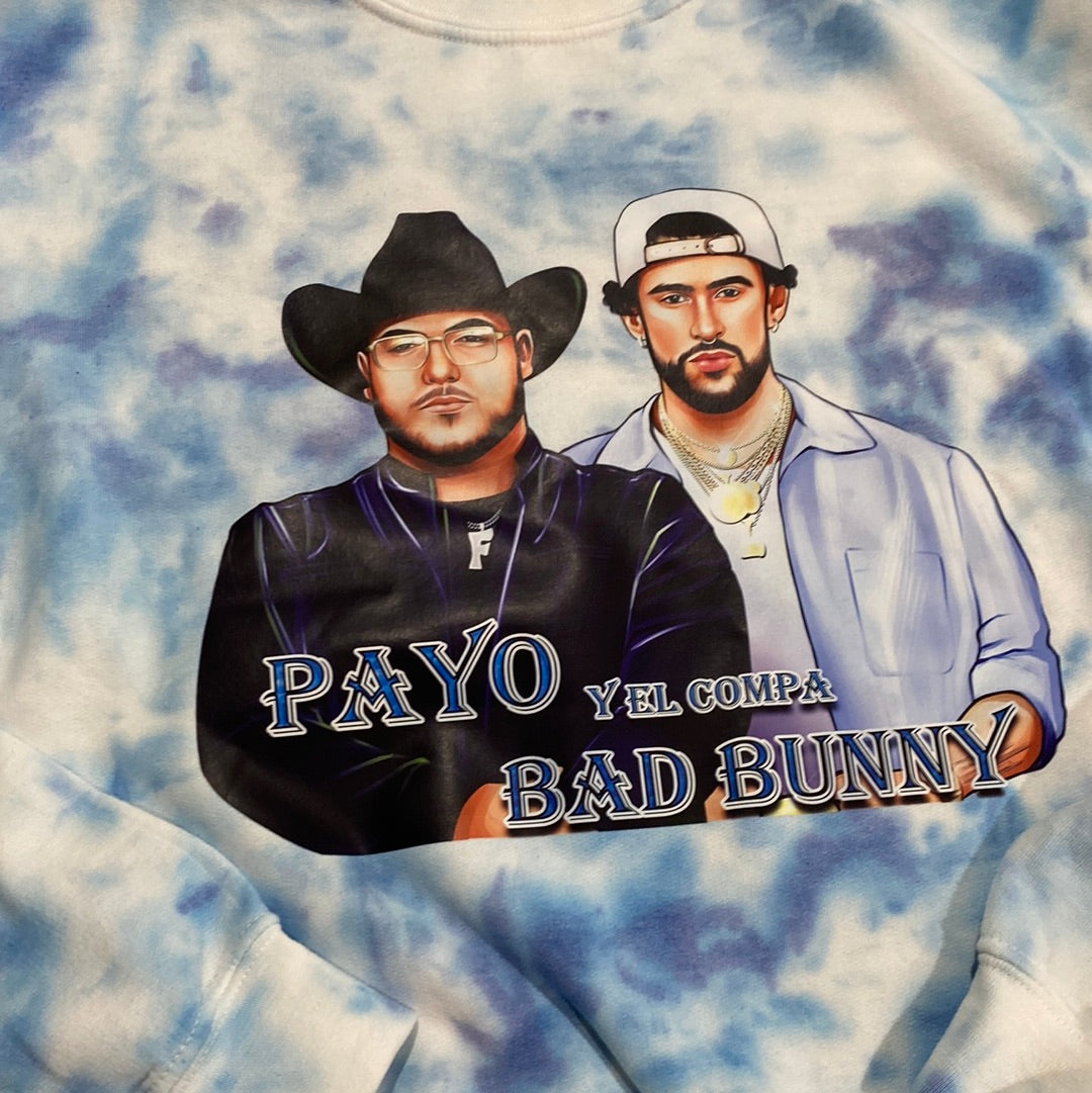 Payo + BB blue TieDye Sweatshirt