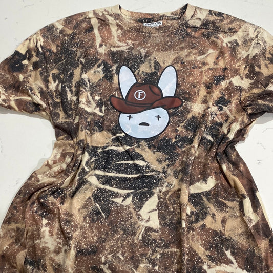 BUNNY with Sombrero Bleached TEE