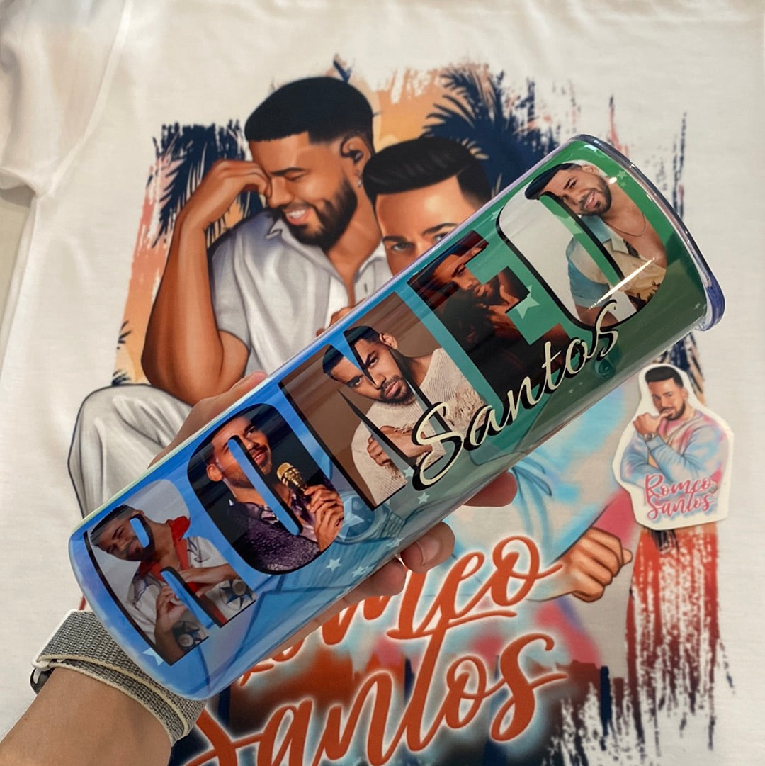 Rome Santos Tee, Sticker, Tumbler Bundle