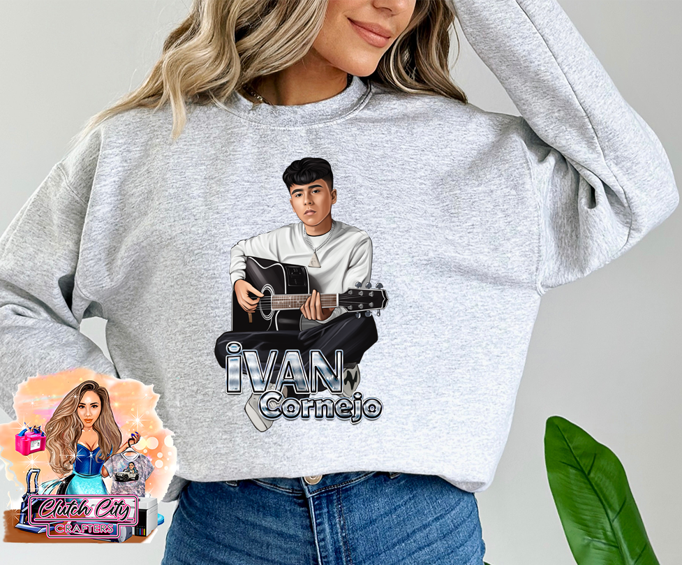 Ivan Cornejo on guitar Sweatshirt