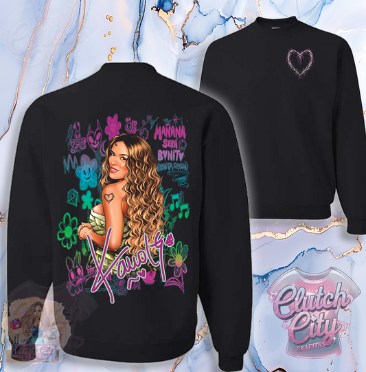 Karol G Netflix Era Black Sweatshirt