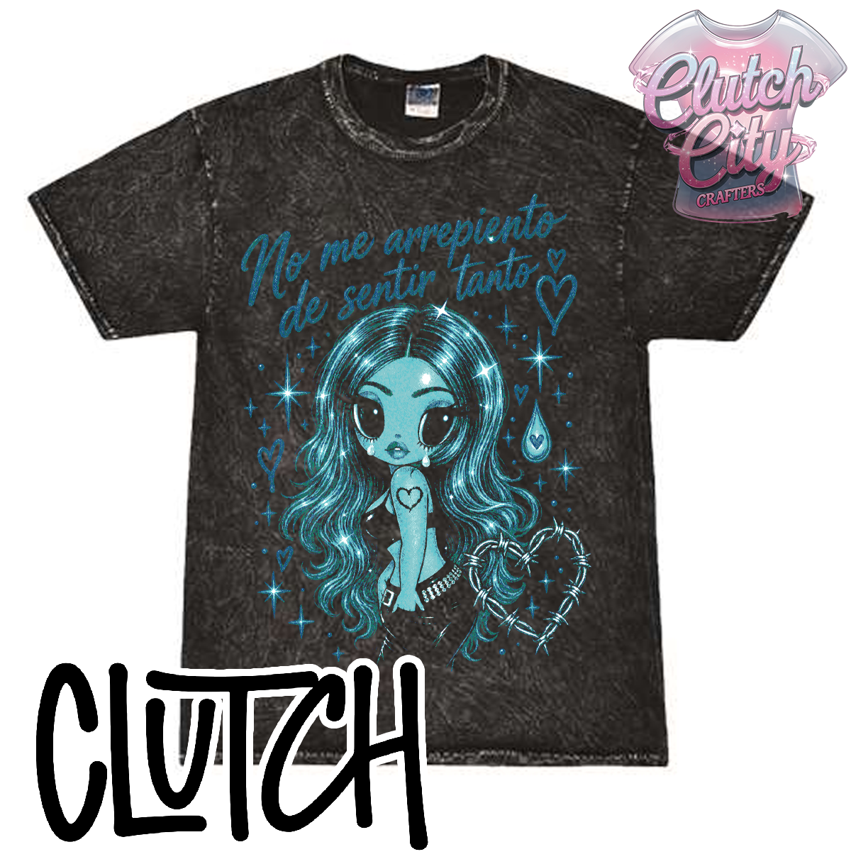 Blue Doll Mineral Acid Wash Tee