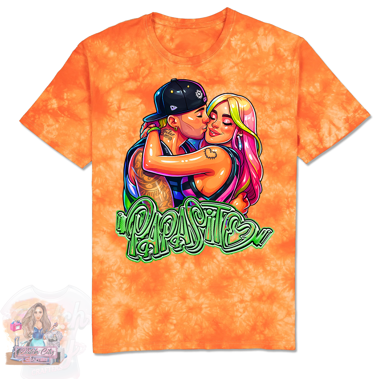 Papasito Orange Tie Dye