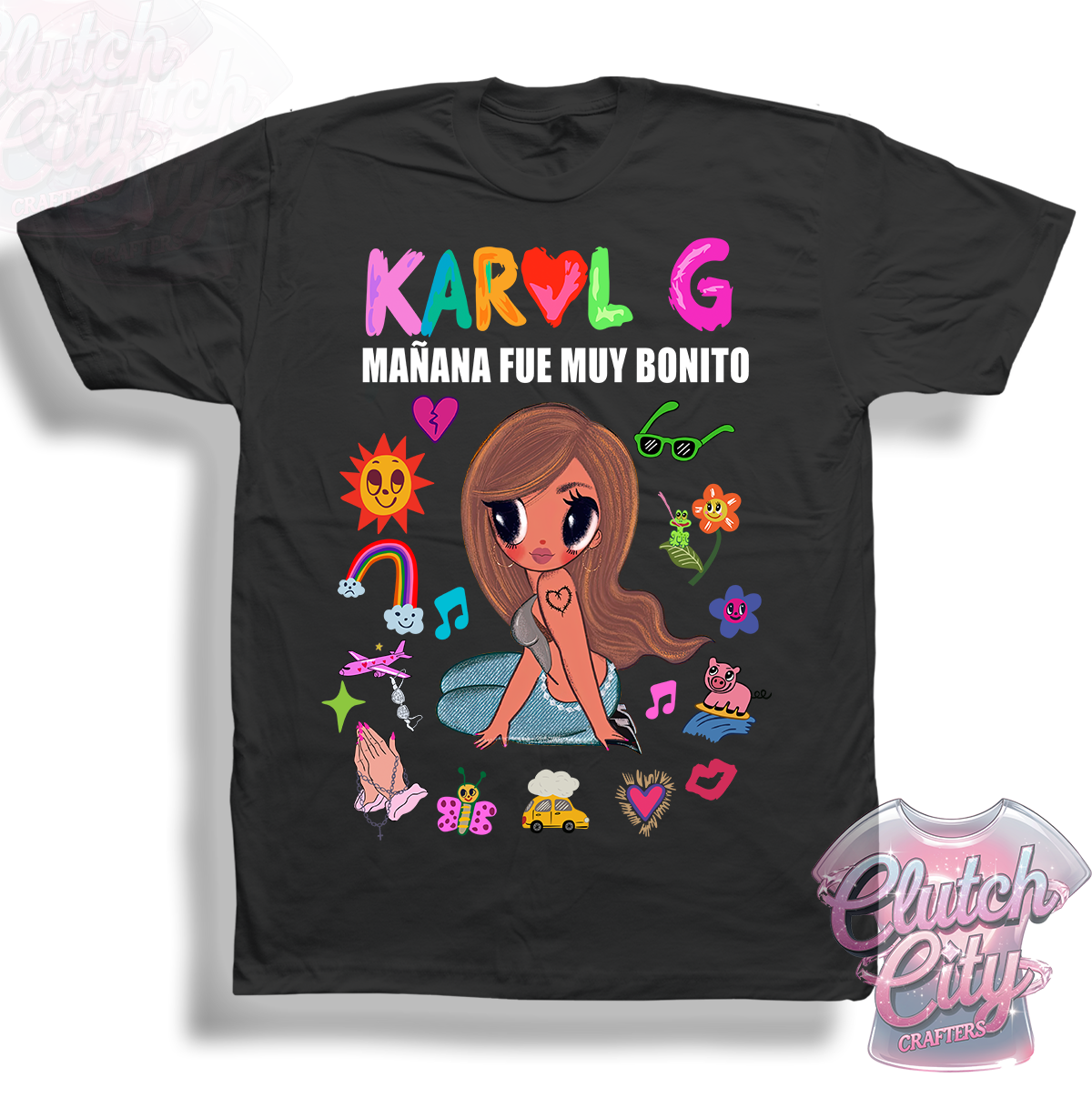 Mañana fue muy bonito Black Tee