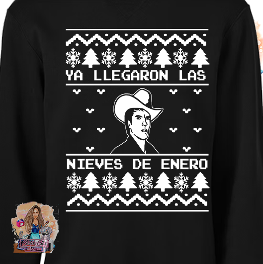 Chalino- TREE- (no guns) BLACK sweater