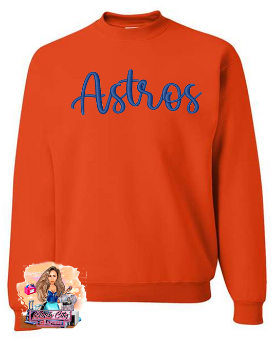 ASTROS Embroidered Sweatshirt