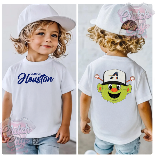 Kids Orbit Head White Tee