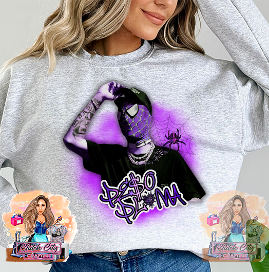 Peso Pluma Spider Ash Sweatshirt