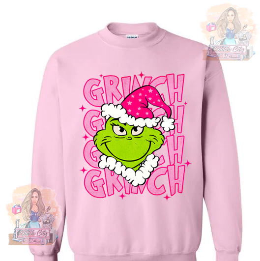 Pink Green Guy Pink Sweatshirt