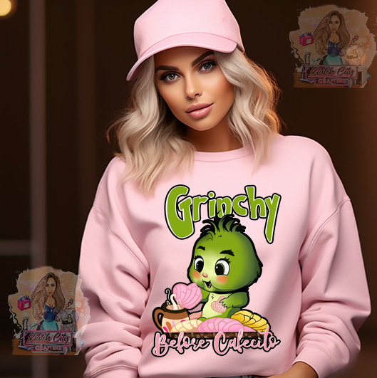 Grinchy Pink Sweatshirt