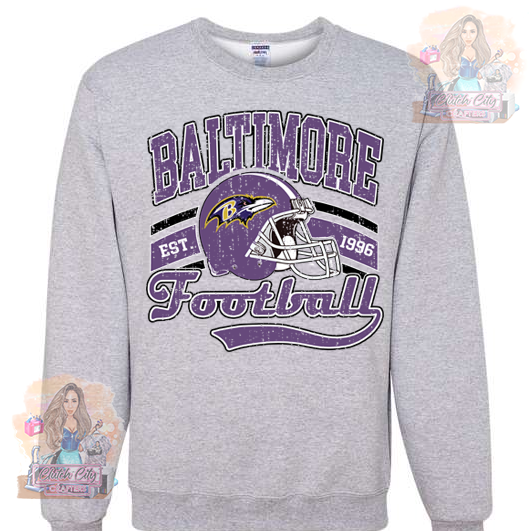 Baltimore Ravens Ash Sweater