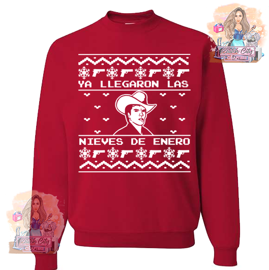 Chalino- GUNS GUNS Red sweater