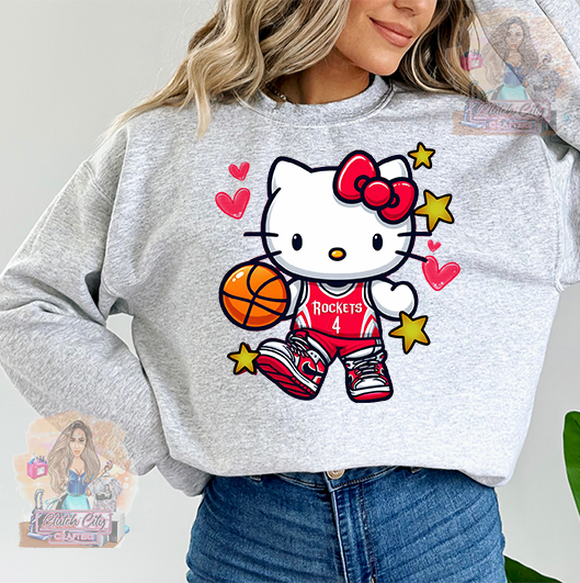 Rockets Hello kitty Ash Sweater