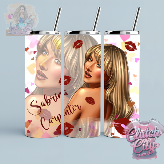 Sabrina Carp Valentine 20oz Tumbler
