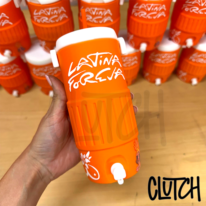 Latina Forever 12 ounce SKINNY Can Koozie