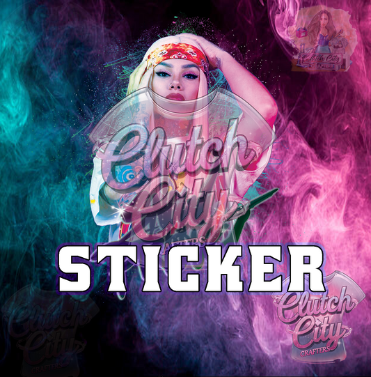 Snow Da Product Sticker