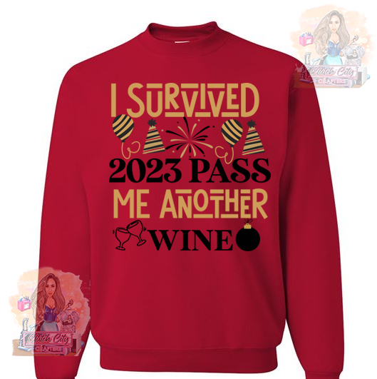 Survived 2023 Red Sweatshirt