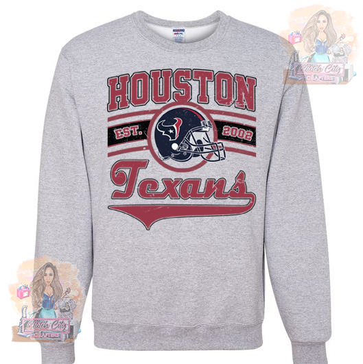 Houston Texans Ash SUBLIMATION Sweater