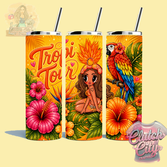 TropiTour 20 ounce tumbler