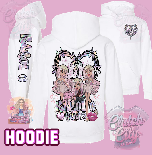 KG Doll White Hoodie