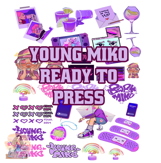 Baby Miko Ready To Press Logo Sheets