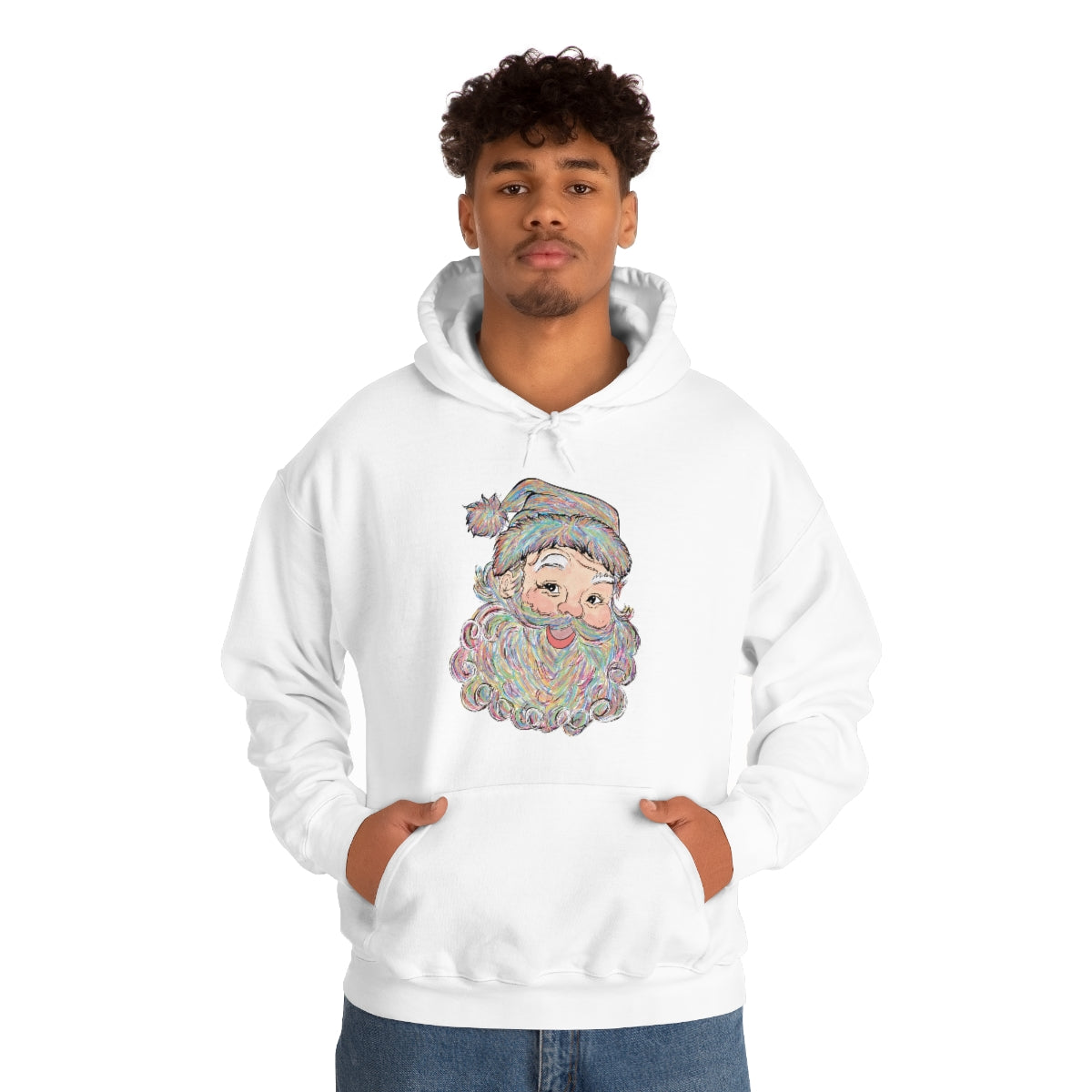 Santa Hooded Sweatshirt