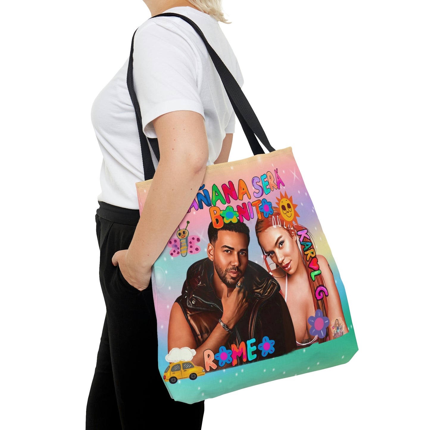 MSB Romeo Santos and Karol G Tote Bag