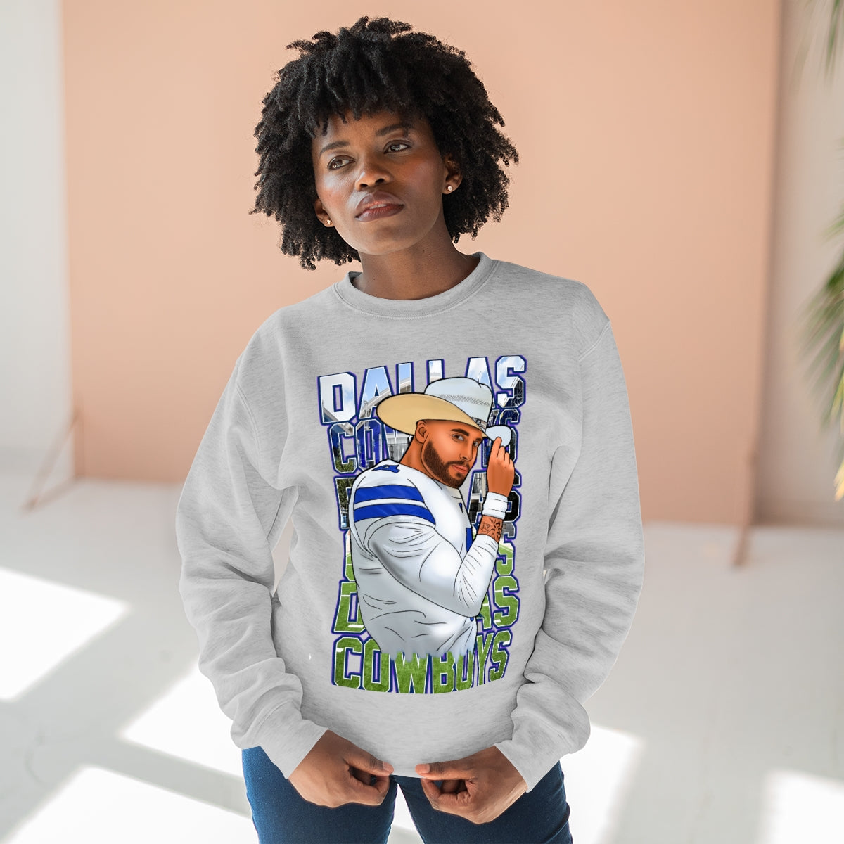 Dak Unisex Premium Crewneck Sweatshirt