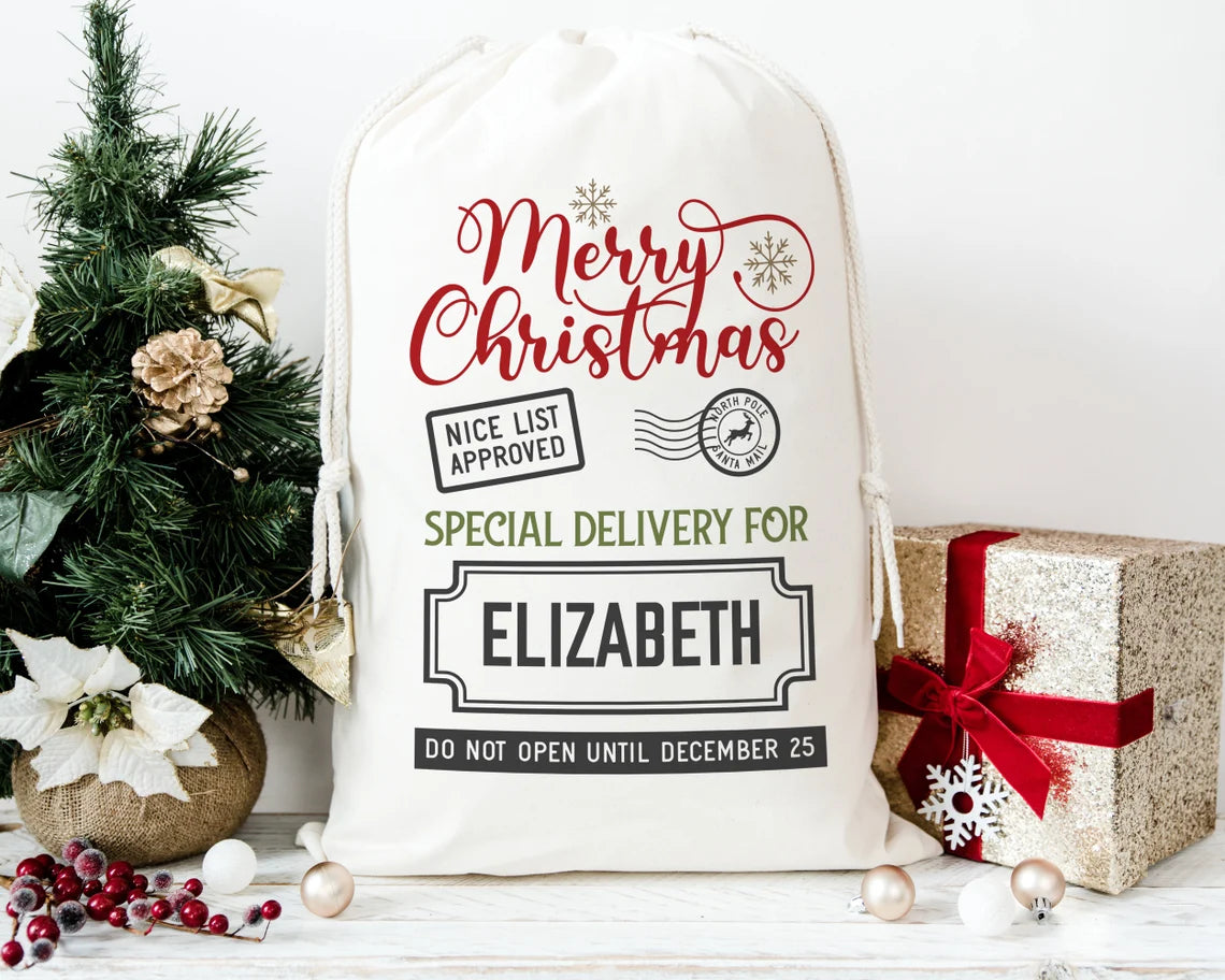 Personalized Santa Sack