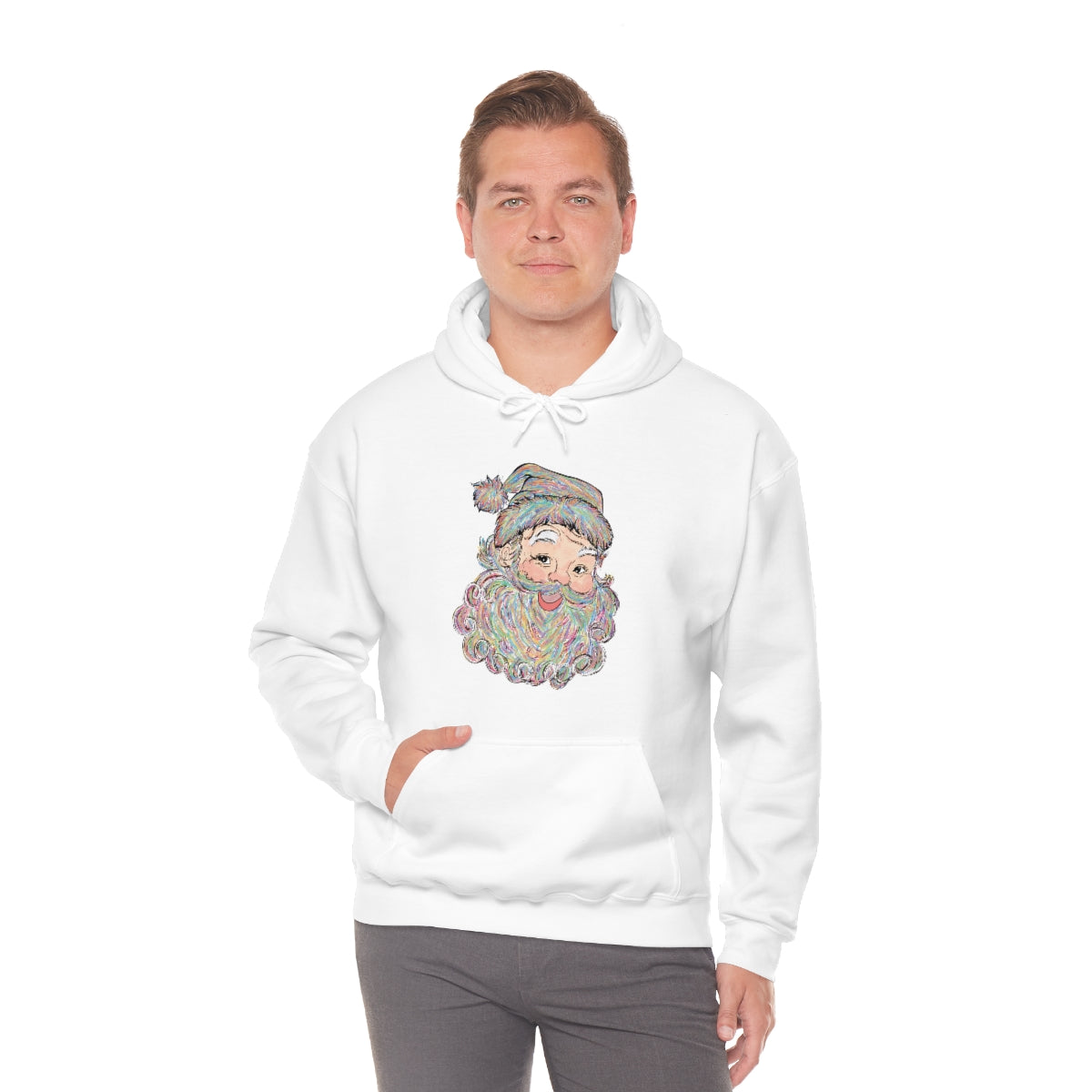 Santa Hooded Sweatshirt