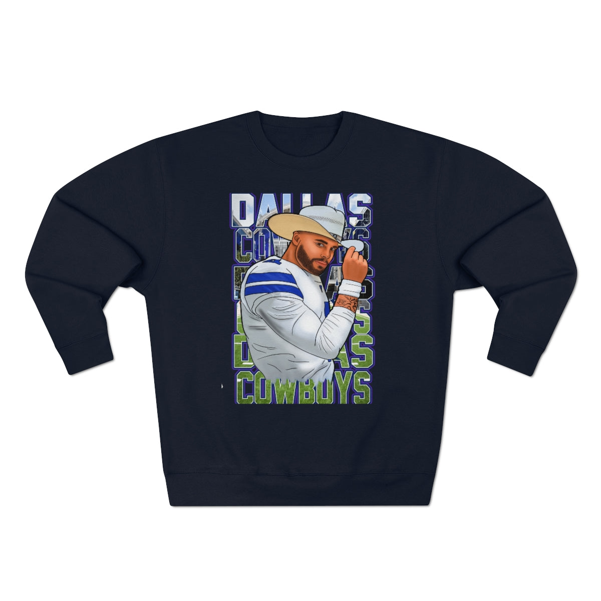 Dak Unisex Premium Crewneck Sweatshirt