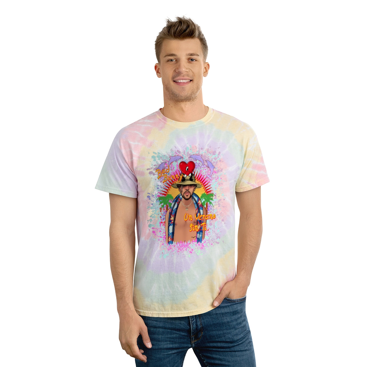 Verano Sin Ti Tie-Dye Tee, Spiral