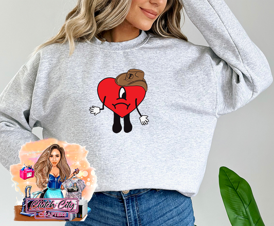 Heart With Sombrero Sweatshirt