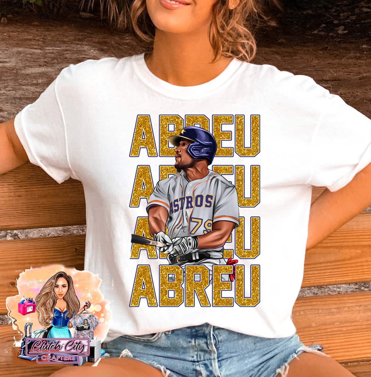 José Abreu Gold White Tee